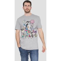 Invader Zim Group Shot T Shirt Athletic Heather