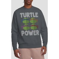 Tmnt Turtle Power Faces Crew Sweatshirt