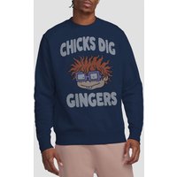 Chicks Dig Gingers Crew Sweatshirt
