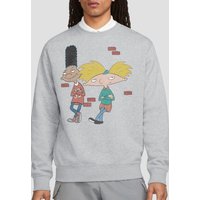 & Gerald Leaning Crew Sweatshirt Athletic Heather