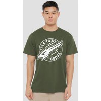 Talk To Me Goose T Shirt Military
