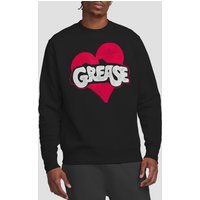 Grease Heart Crew Sweatshirt, Black | Size: Small
