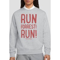 Forrest Gump Run Forrest Run Crew Sweatshirt Athletic Heather