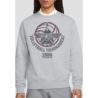 Paramount Volleyball Grey Crew Sweatshirt Athletic Heather