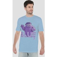 If Movie Imaginary Friends Blue Waving T Shirt Light Blue