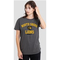 Mean Girls Women's North Shore Lions T-Shirt, Charcoal | Size: Medium