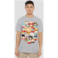 Many Faces Cartman T Shirt Athletic Heather