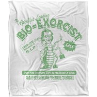 Warner Brothers Beetlejuice 2 50x60 Bio Exorcist Silky Touch Super Soft Throw Blanket in White