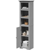 Berkfield Home Bathroom Cabinet BODO Grey 44x30x160 cm | Size: 44 x 30 x 160 cm