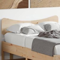 Berkfield Home Headboard 120 cm Solid Wood Pine in Brown