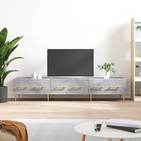 TV Cabinet Concrete 150x36x30 cm Engineered Wood x 36 x 30 cm