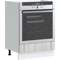 Berkfield Home Oven Cabinet Lucca Grey Sonoma Engineered Wood