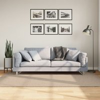 Rug HUARTE Short Pile Soft & Washable Sand 140x200 cm