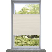 Berkfield Home Plisse Blind 70x125cm Creme in Cream | Size: 70x125 cm