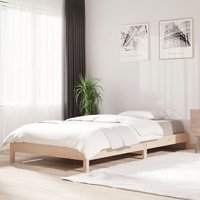 Berkfield Home Stack Bed 90x190 cm Solid Wood Pine in Brown