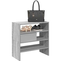 Berkfield Home Shoe Racks 2 pcs Stackable Grey Sonoma 60x30x30.5 cm