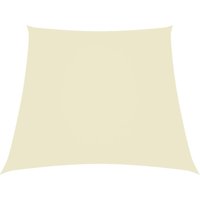 Berkfield Home Sunshade Sail Oxford Fabric Trapezium 2/4x3 m Cream in Beige