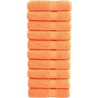 Berkfield Home Premium Shower Towels SOLUND 10 pcs Orange 70x140 cm 600 gsm