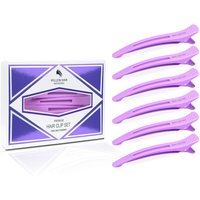 Vellen Sectioning Clips Hair Slides - Purple 6 Pack