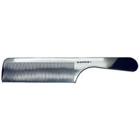 Gamma+ Metal Rake Comb - Chrome in Grey