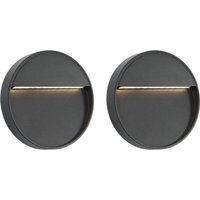 Outdoor LED Wall Lights 2 pcs 3 W Round