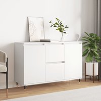 Berkfield Home Sideboard White 104x35x70 cm Engineered Wood | Size: 104 x 35 x 70 cm