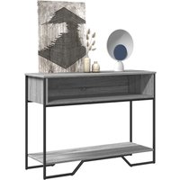 Berkfield Home Console Table Grey Sonoma 100x35x74.5 cm Engineered Wood