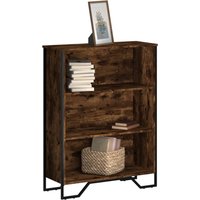 Berkfield Home Bookcase Smoked Oak 80x31x106 cm Engineered Wood in Brown | Size: 80 x 31 x 106 cm