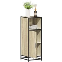 Berkfield Home Bathroom Cabinet Sonoma Oak 35x37.5x100 cm Engineered Wood in Brown
