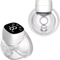 VOGREX Electric Breast Pump Hands Free Mute Automatic Portable Breastpump 3 Mode 9Level in White