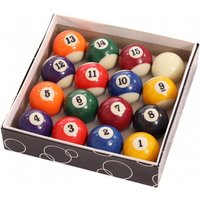 UK Regulation 16 Ball Pool Set 2" Spots & Stripes