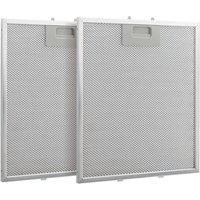 2Pcs Universal Cooker Hood Filters 320x260mm Metal Mesh