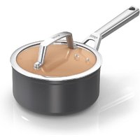 Saucepan Non Stick Extended Life Ceramic 16cm Glass Lid CW90216UK
