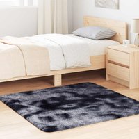 Shaggy Rug High Pile NAVARRA Dark Grey 120x120 cm Polyester