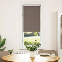 Berkfield Home Roller Blind Blackout Coffee 50x130 cm Fabric Width 45.7 cm Polyester in Brown
