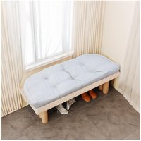 115cm W x 50cm D Outdoor Curved Bench Cushion cm W x 50 cm D