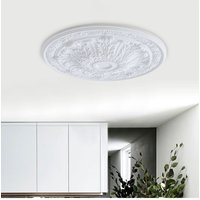 Living and Home 29" Ornate Polyurethane Ceiling Medallion in White