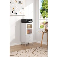 Steel File Cabinet Storage Cabinet 2 Drawers & 2 Adjustable Shelves