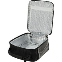 Living and Home 5.7L Multi-Grid Portable Insulated Lunch Tote Bag in Black