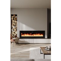Living and Home 50 Inch Electrical Fireplace with Remote,Ultra Quiet in Black