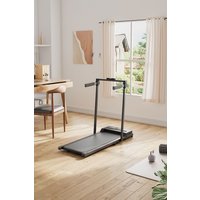 Living and Home Treadmill with Side Handrails and Remote for Home Gym in Black