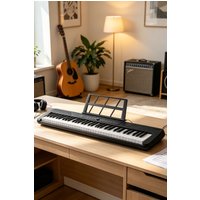 Living and Home 88-Key Electronic Keyboard in Black