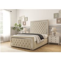 Sofia Chrome Bed Frame King