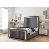 Boston Bed Frame Charcoal Super King