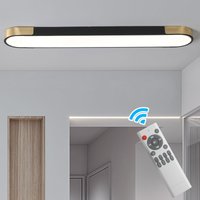 Dimmable Modern Acrylic Linear LED Ceiling Light Remote Control