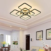 Modern LED Ceiling Light Dimmable Chandelier Square Shape