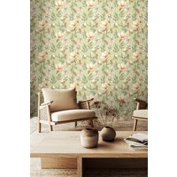 Orchid Bloom Matt Wallpaper Pale