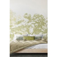 Etched Trees Wall Mural W350 cm x H280 cm