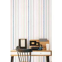 Textured Stripe 10m Matt Wallpaper