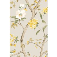Bird Song Silver 10m Wallpaper